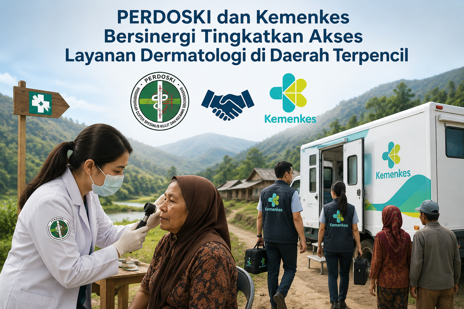 PERDOSKI dan Kemenkes Bersinergi Tingkatkan Akses Layanan Dermatologi di Daerah Terpencil