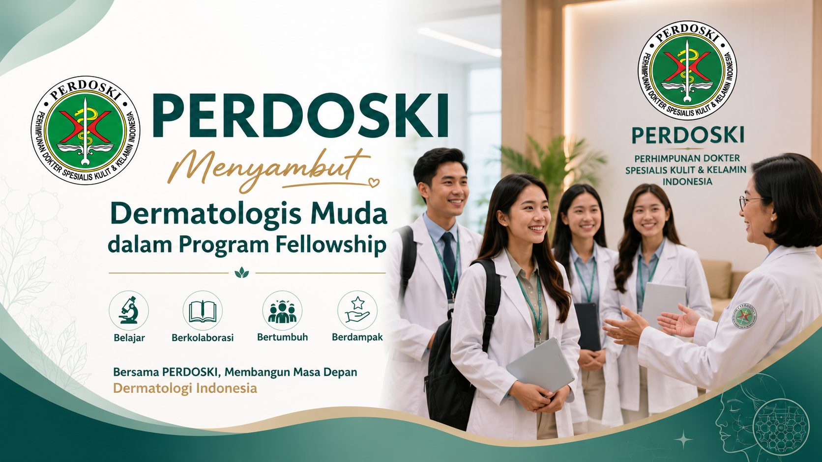 PERDOSKI Menyambut Dermatologis Muda dalam Program Fellowship